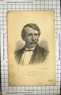 Old Antique Print Engraving Portrait David Livingstone Explorer Whymper