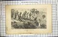 Original Old Antique Print Scene Slavers Revenging Losses Murder Africa