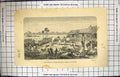 Original Old Antique Print Scene Massacre Manyuema Women Nyangwe Africa