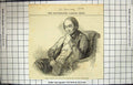 Old Antique Print 1848 Edwin Chadwick Metropolitan Sanatory Commissioners 19th