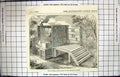 Original Old Antique Print 1855 Newly-Invented Drying-Closet Hospital Scutari