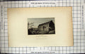 Old Engraving 1817 St. Martin'S Priory Dover Kent England Architectur 19th
