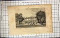 Old Print Engraving 1828 North Cray Cottage Kent Marchioness Londonderry 19th
