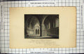 Old Chapter House Lichfield Cathedral John Chapel Woodhouse Engraving