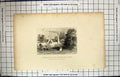 Old Birth-Place House Cowper Poet Berkhampstead Hertfordshire Engravi