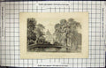 Old Engraving View Foot'S Cray Place Kent Lord Bexley Adlard Shepherd
