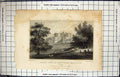 Antique Print 1829 North View Belvidere Erith Kent Lord Say Sele Engraving 19th
