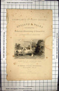 Antique Old Print Birth-Place Cowper Poet Berkhampstead Dugdales Engraving