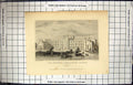 Old Print Wesleyan Theological College Richmond Surrey Engraving Dugdales