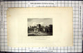 Antique Old Print Engraving Exterior Church St. Lawrence Herts Architecture