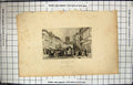 Original Old Antique Print Engraving Street Scene Dartford Kent Transport Coach
