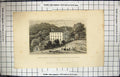Old Print Engraving Quebec House Birth-Place General Wolfe Westerham Kent