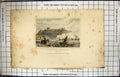 Original Old Antique Print View Dover Beach Kent England Dugdales Engraving
