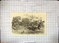 Original Old Antique Print 1849 Epsom Horse Racing Sport Coach Transport 19th