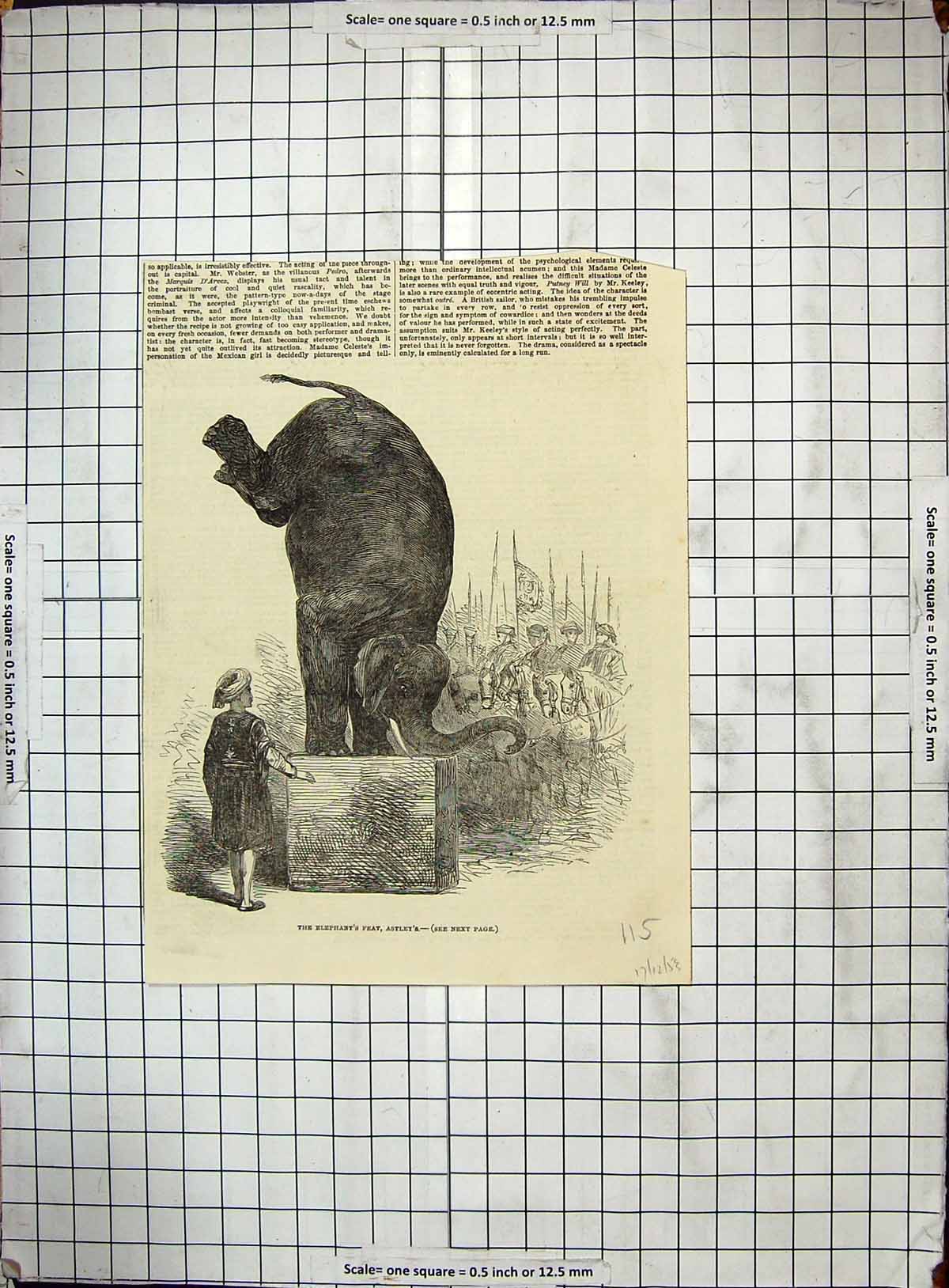 Original Old Antique Print Engraving 1817 Salmanstone Grange Thanet England