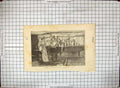 Original Old Antique Print Sisters Music Piano Abbey Barney