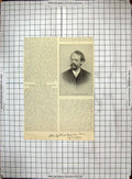 Original Old Antique Print Portrait 1894 Engelbert Humperdinck Teacher Wagner