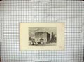 Old Antique Print Engraving Exterior Queen'S Hospital Birmingham Tallis
