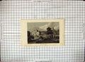 Antique Old Print Engraving 1810 View Part Warwick Church House Trees Greig