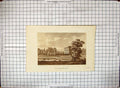 Old Antique Print Exterior View Stonley Abbey Warwickshire Architecture