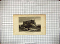 Old Antique Print Engraving 1815 Ruins Kenilworth Castle Sheep Radclyffe 19th