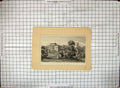 Original Old Antique Print Engraving View Warwick Church Architecture Thomson