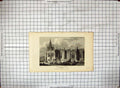 Antique Old Print Engraving 1813 Chippenham Church Wiltshire Smith Britton 19th