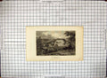Old Print View Wilbury House Wiltshire Charles Malet Smith Engraving 1818 19th