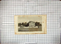 Original Old Antique Print Engraving 1805 Remains Heron Hall Essex England 19th