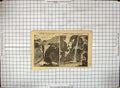 Original Antique Old Print Engraving 1815 View River Lidford Cataract 19th
