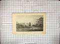Original Old Antique Print View Draicot Mansion House Cattle Trees