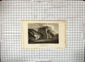 Antique Print View Hales Owen Abbey Shropshire England Angus Engraving 1810