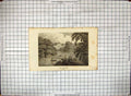 Original Old Antique Print Engraving 1812 View Leasowes Hamilton Salop England
