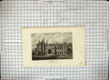 Old Antique Print Compton Wyngate House Warwickshire Greig Engraving 1810 19th