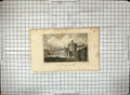 Antique Old Print Engraving 829 Gaol Maidstone Kent England Allen Shepherd