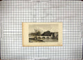 Antique Old Print Engraving View Maidstone Bridge River Scene Finden Westall
