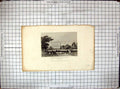 Original Old Antique Print Engraving Hampton Court Palace Middlesex Dugdales