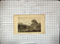 Old Antique Print Copped Hall Essex Architecture Engraving 1807 Shepherd 19th