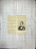 Original Old Antique Print Portrait 1894 Herr Siegfried Wagner Musician 19th