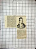Original Old Antique Print Portrait 1843 Louis Spohr London Orchestra Victorian