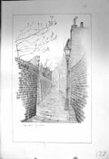 Original Old Vintage Print Hampshire Hog Lane London Stapleton Drawing C1930