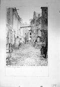 Original Old Vintage Print Battle Bridge Lane London Stapleton Drawing C1930