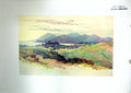 Original Old Antique Print Cannes Esterel Mountains France 1904 Murray Colour