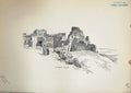 Original Old Antique Print 1904 Murray Les Beaux France 20th Century