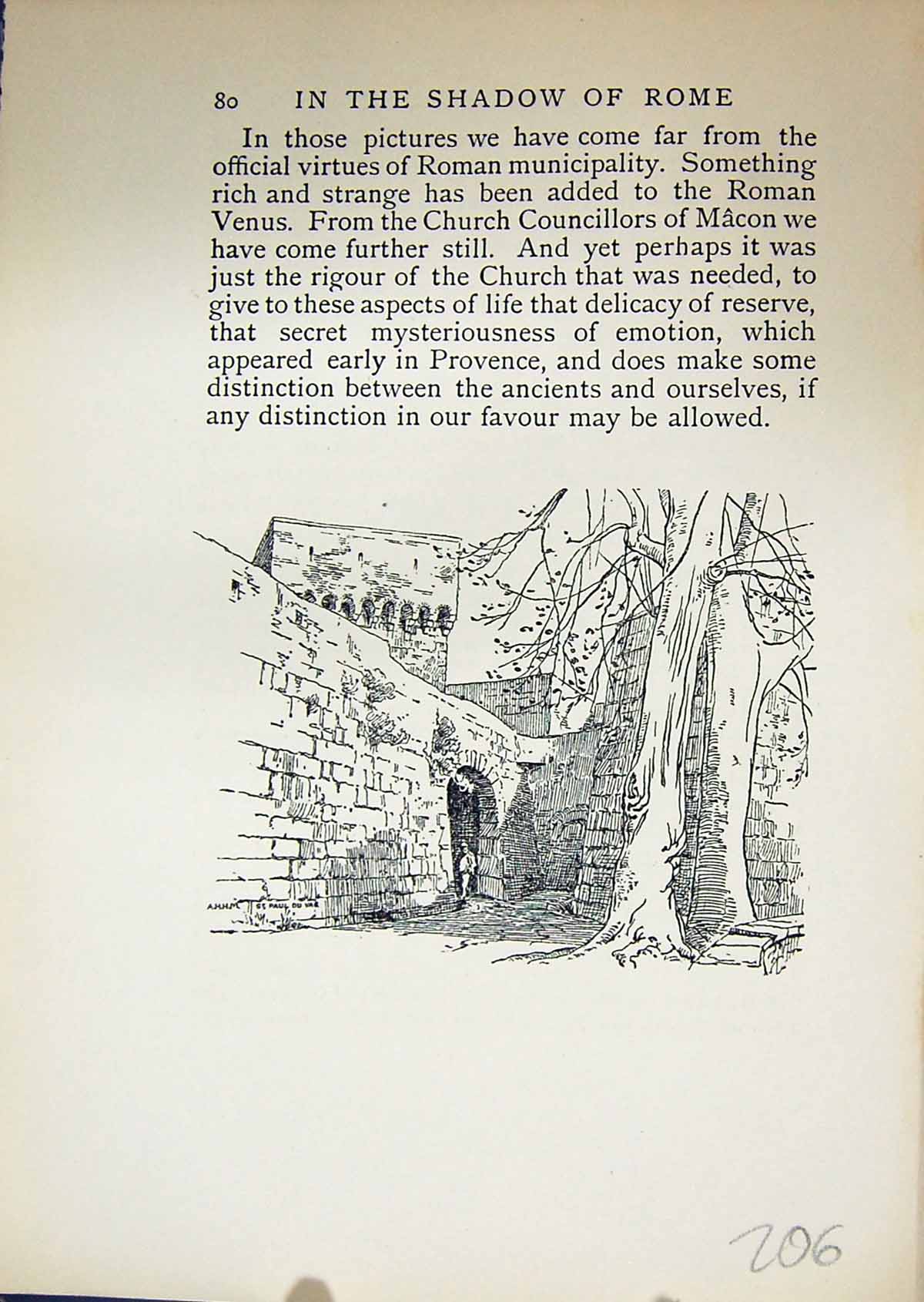 Original Old Antique Print 1904 Murray Gateway St. Paul Du Var 20th Century