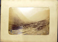 Old C1870 Scotland Scenery Valentine Photograph Mountains Glencoe Win Victorian