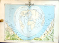 Old Bartholomew Map 1886 World Atlas America Asia Mountains Astronomy Victorian