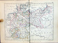 Old Bartholomew Map 1886 Germany Westphalia Mecklenburg Prussia Siles Victorian