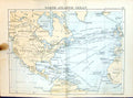 Old North Atlantic Ocean Canada America British Isles Bartholomew Map