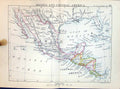 Old Bartholomew Map 1886 Mexico Central America California Honduras G Victorian